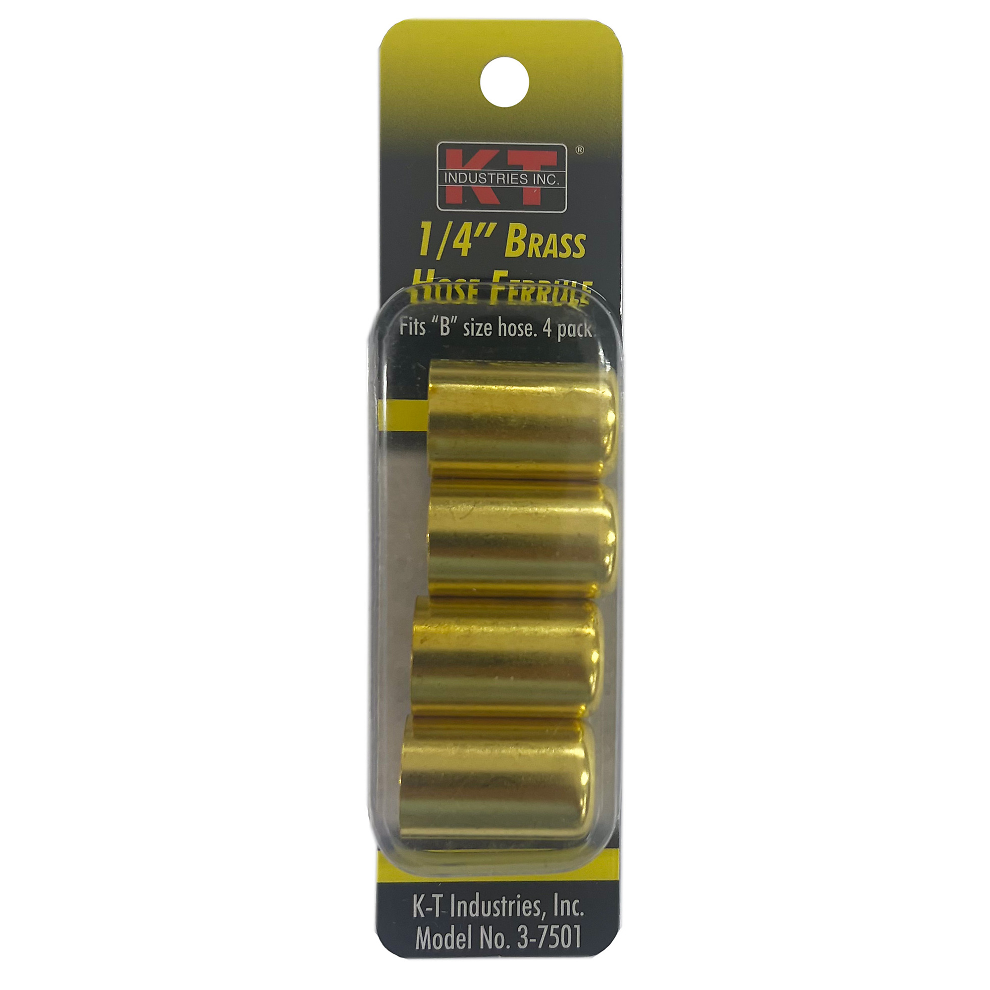 K-T Industries Hose Ferrules — 1/4in., 4 Pk., Model# 3-7501